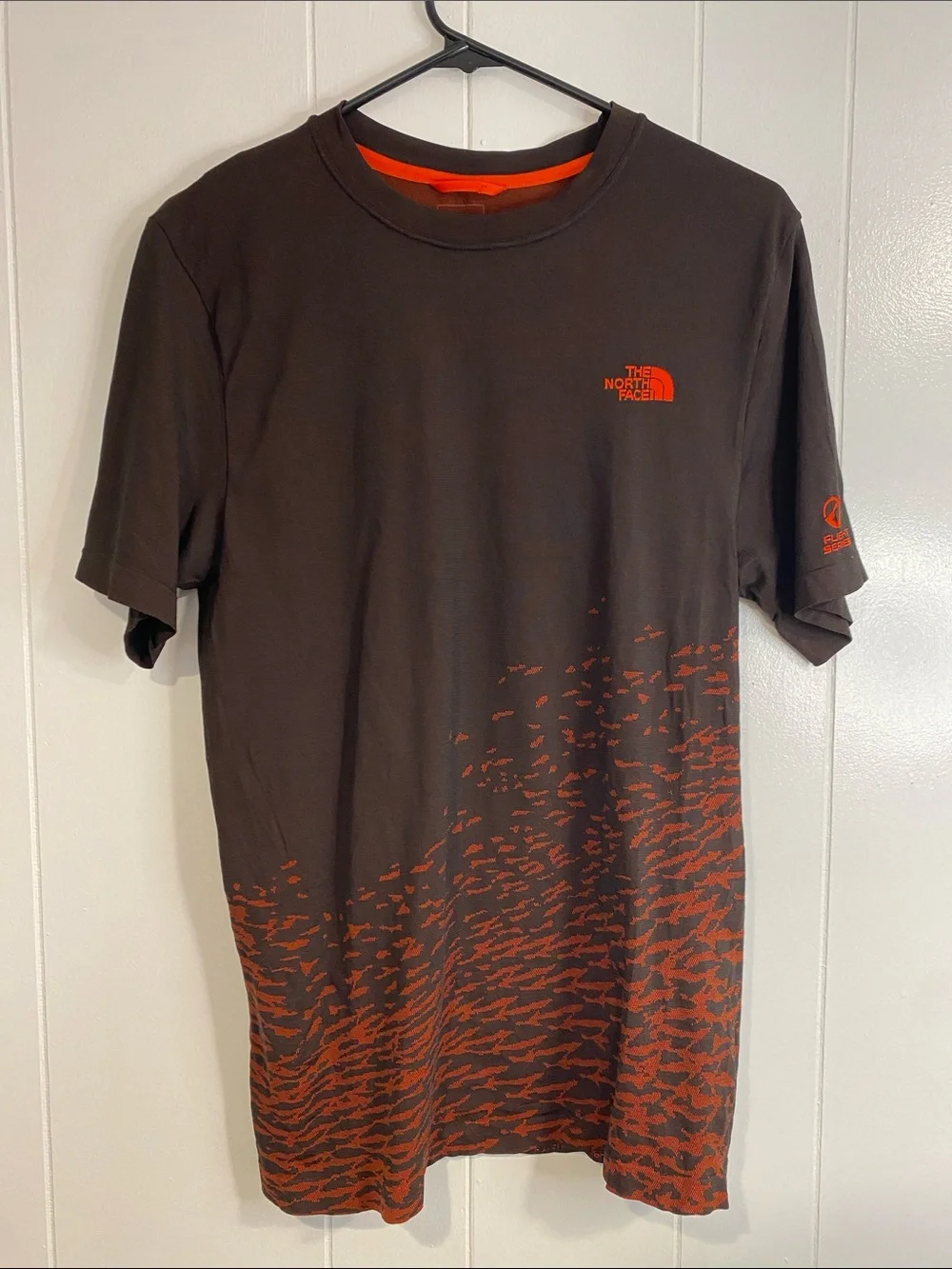 The North Face Flight Series FlashDry Trail Running Shirt Men’s L Brown Orange